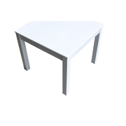 White Square Table