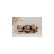 Patterned Coco Rice Bowls (Set Of 6)