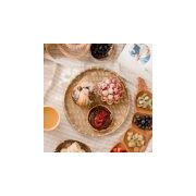 Bamboo Circle Trays Set Of 5