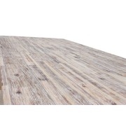 Sturdy 2 Metre Table Grey Brush Finish