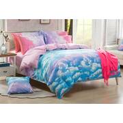 King Size Clouds Blue Sky Quilt Cover Set (3PCS)