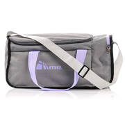 20L Foldable Gym Bag (Grey / Violet)