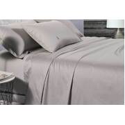 King Size 500TC Cotton Sateen Fitted Sheet (Linen Color)