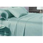 Queen Size 500TC Cotton Sateen Fitted Sheet (Mint Color)