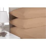 King Size Blush Color Egyptian Cotton Flannelette Sheet Set (3PCS)