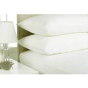 Mega King Size White Color Egyptian Cotton Flannelette Sheet Set (3PCS)