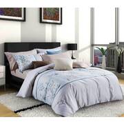 Queen Size 3pcs Tree Leaf Floral Quilt Cover Set