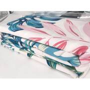King Size 3pcs Palm Leaf Quilt Cover Set