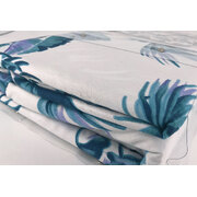 King Size 3pcs Tropical Plant Quilt Cover Set