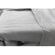 Single Size Pewter Vintage Washed Cotton Quilt Cover Set(2PCS)