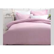 Single Size Pink Quilt Cover Set (2PCS)