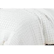 King Size White Cross Pintuck Quilt Cover Set(3PCS)