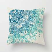 Aqua Blue Turquoise Cushion Covers 4pcs Pack
