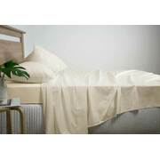 King Size 2500TC Cotton Rich Sheet Set (Linen Color)