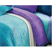 Super King Size Purple Quilt Cover Set(3PCS) 