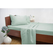 King Size 1500TC Cotton Rich Sheet Set (Mint Color)