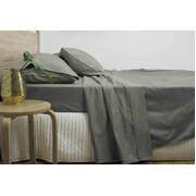 King Size 3000TC Cotton Rich Sheet Set (Charcoal Color)