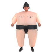 Sumo Fancy Dress Inflatable Suit -Fan Operated Costume