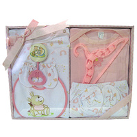 Newborn Baby Gift Set - 9 Piece (Pink)