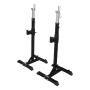 Heavy-Duty Squat Rack with Barbell Holder