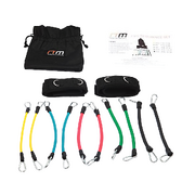 13Pc Kinetic Fitness Exercise Resistance Leg Bands Tubes Set