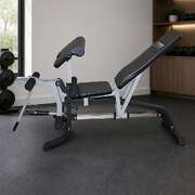 FID Flat Incline Decline Bench Press w/ Leg Extension