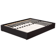 PU Leather Queen Bed Ensemble Frame