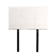 Pu Leather Single Bed Headboard Bedhead - White