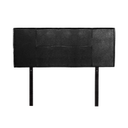 Pu Leather Double Bed Headboard Bedhead - Black