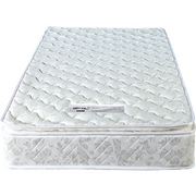PALERMO Single Luxury Latex Pillow Top Topper Spring Mattress