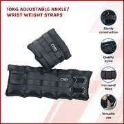 10kg Adjustable Ankle/Wrist Weight Straps