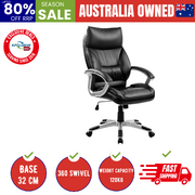 High-Quality Pu Leather Office Chair With Executive Padding In Black