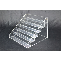 Nail Polish Display 5mm Acrylic Stand 6 Tier Holds 48-54
