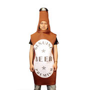 Beer Bottle One Size Fits all Adults Costume
