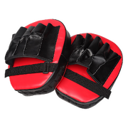 2 X Thai Boxing Punch Focus Gloves Kit Training Red & Black