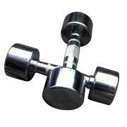 Chrome Dumbbell 3kg Each (6Kg Pair) Gym Weight Lifting