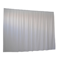 2.8M X 4M White Wedding Drape Backdrop Curtain