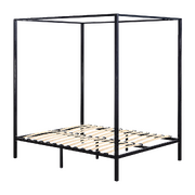 4 Four Poster Double Metal Bed Frame