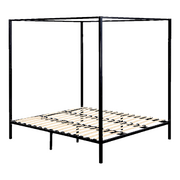 4 Four Poster King Metal Bed Frame