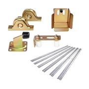 Sliding Gate Hardware Accessories Kit - 6M Track, Wheels