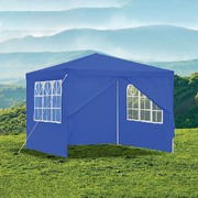 3x3m Gazebo Outdoor Marquee Tent Canopy Blue