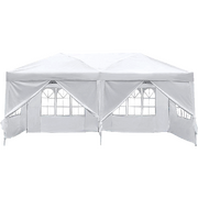 3x6m Gazebo Outdoor Marquee Tent Canopy White