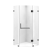 900 x 900mm Frameless 10mm Glass Shower Screen By Della Francesca