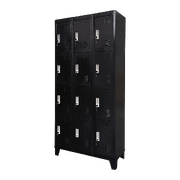 12 Door Locker - Office/Gym - Black