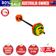 20Kg Standard Rubber Coloured Barbell