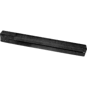 2.45m (8FT) Gymnastics Folding Balance Beam Black Synthetic Suede
