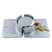 Van Door Lock With Brackets - Heavy Duty Security Vehicle Hasp Padlock