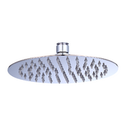 200mm Shower Head Round 304SS Polished Chrome Finish