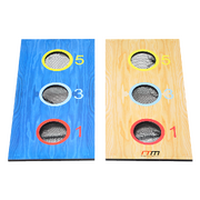 2-in-1 Three-Hole Bags and Washer Toss Combo Cornhole Portable Outdoor Games