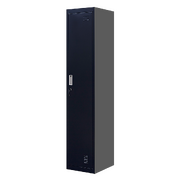 Standard Lock One-Door Office Locker Cabinet Black